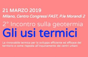Quali usi termici per la geotermia? Domani a Milano il convegno Airu, Ati e Ugi