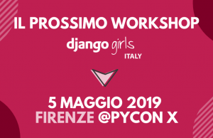 Django Girls Florence, workshop di programmazione web