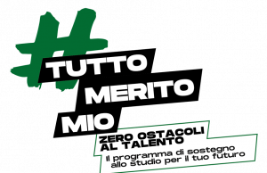 #TuttoMeritoMio, programma per il sostegno allo studio