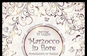 Pomarance in Piazza: Marzocco in fiore