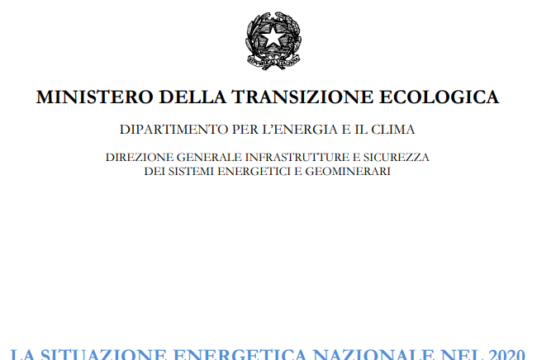 La geotermia vista dal MiTE nella Relazione annuale sulla situazione energetica nazionale