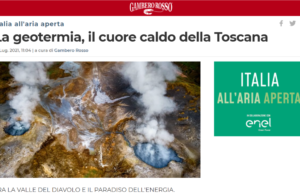 Geotermia: La geotermia toscana conquista il Gambero Rosso