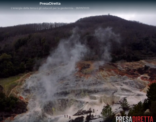 PRESA DIRETTA (RaiPlay): “L’energia della terra e gli ostacoli per la geotermia” (Video)