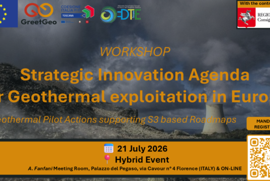 COSVIG-DTE a Firenze per il Workshop internazionale “Strategic Innovation Agenda for Geothermal Exploitation in Europe”